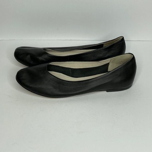 LF Life Swoop‎ Black Leather Flats
